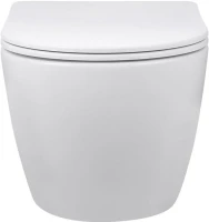 Комплект Унитаз подвесной Vincea Globo VT1-14S белый + Звукоизоляция Geberit + Инсталляция Duofix Delta 458.163.21.1 с кнопкой смыва, хром