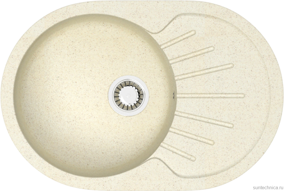 Мойка кухонная AZARIO Flora 00079912 бежевая