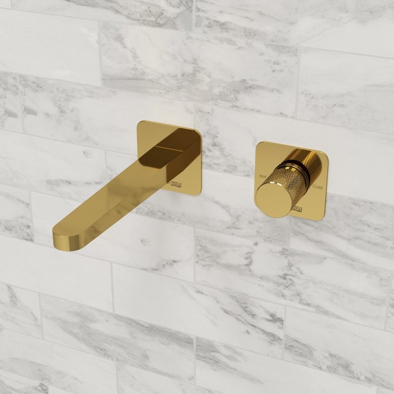 Смеситель для раковины Wasserkraft Ems A7651.305 С ВНУТРЕННЕЙ ЧАСТЬЮ, золото