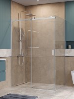 Душевой уголок BelBagno Soft Close-2 AH-1-150/80-C-Cr профиль хром