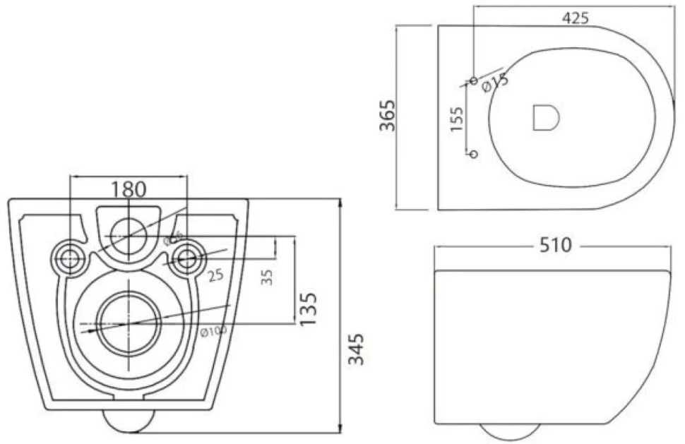 Комплект Унитаз подвесной Cezares Stylus + Крышка CZR-2316-SC с микролифтом + Инсталляция Geberit Duofix Delta 458.149.21.1 с кнопкой смыва, хром + Звукоизоляция