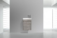 Тумба с раковиной BelBagno Pietra Mini 40 R stucco cemento