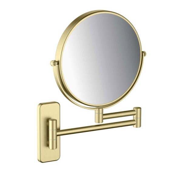 Косметическое зеркало AQUATEK AQ4910BG настенное, с увеличением, золото