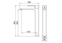 Смеситель для раковины Grossman Style 520.K35.05.320 золото