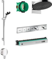 Душевой комплект Hansgrohe Pulsify Pulsify 24150000 + 24170000 + 26453000 + 15381000