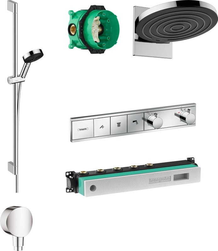 Душевой комплект Hansgrohe Pulsify Pulsify 24150000 + 24170000 + 26453000 + 15381000
