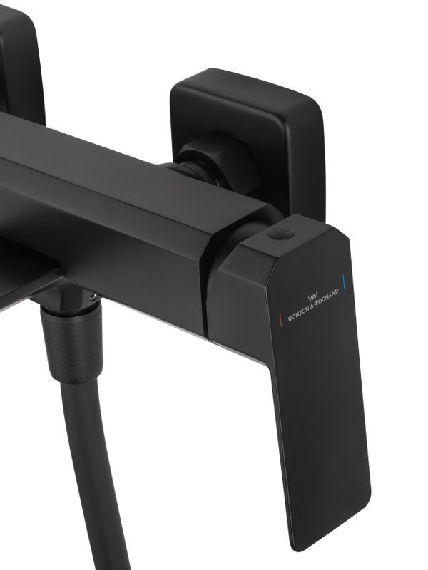 Смеситель для ванны с душем Wonzon & Woghand Diamond WW-88639011-MB матовый черный