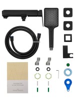 Смеситель для ванны с душем Wonzon & Woghand Diamond WW-88639011-MB матовый черный Смеситель для ванны с душем Wonzon & Woghand Diamond WW-88639011-MB матовый черный