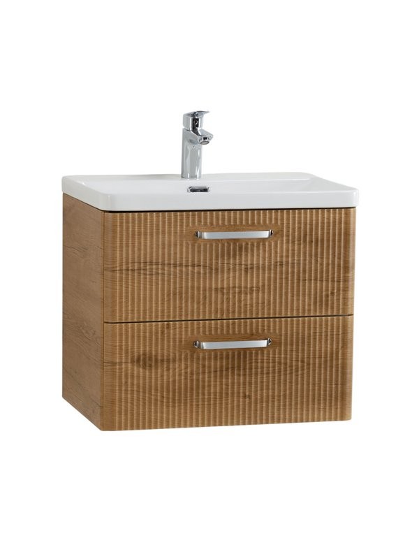 Мебель для ванной комнаты BelBagno Due 50 ручки хром полированный, rovere nature