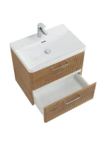 Мебель для ванной комнаты BelBagno Due 50 ручки хром полированный, rovere nature