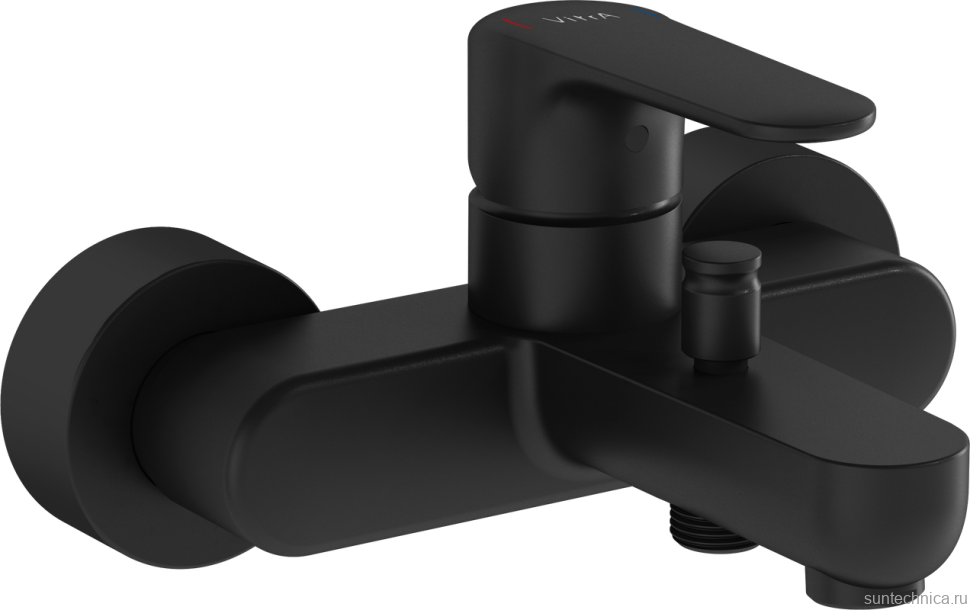 Смеситель для ванны с душем VitrA Root Round A4272536EXP черный