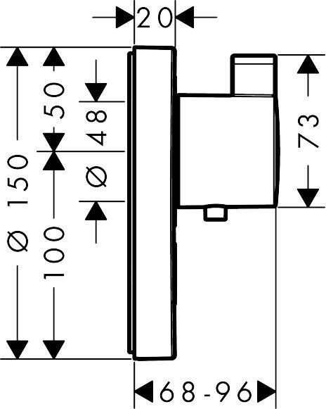 Душевой комплект Hansgrohe Rainfinity 250 (3 jet) 26232000 + 26857000 + 26455000 + 15742000 + 15745000