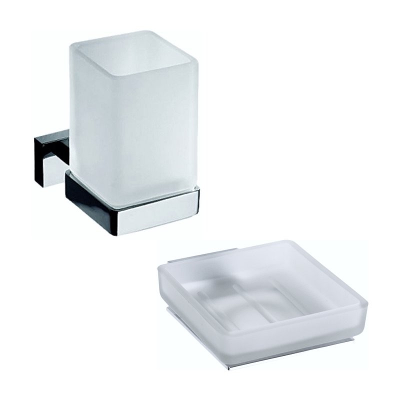 Набор Стакан Bemeta Plaza 118210019 + Мыльница 118108022