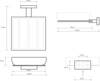 Набор Стакан Bemeta Plaza 118210019 + Мыльница 118108022