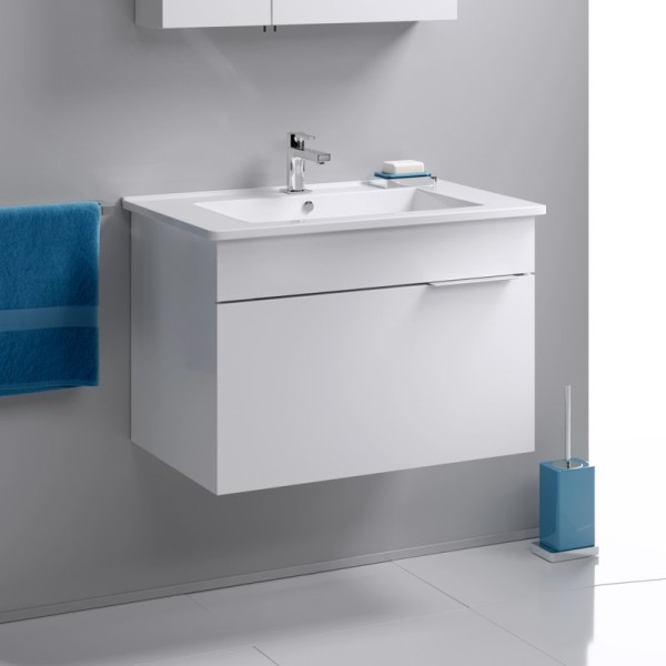 Тумба с раковиной Aqwella Brig 75 подвесная, белая