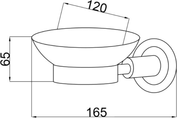 Набор Стакан Boheme Murano Cristal 10904-CRST-CH + Мыльница 10903-CRST-СH