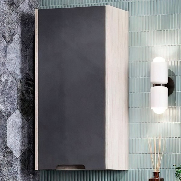 Шкаф AQUATON Оливия 35 L грей/дуб ойстер