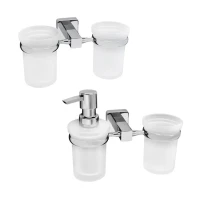 Набор Стакан Wasserkraft Lippe K-6528D + Дозатор K-6589 Набор Стакан Wasserkraft Lippe K-6528D + Дозатор K-6589