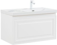 Тумба под раковину без столешницы Aquanet Агата 90 1 ящик, белый сатин