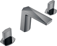 Смеситель на борт ванны Boheme Venturo 150-SGM-ICE shine gun metal