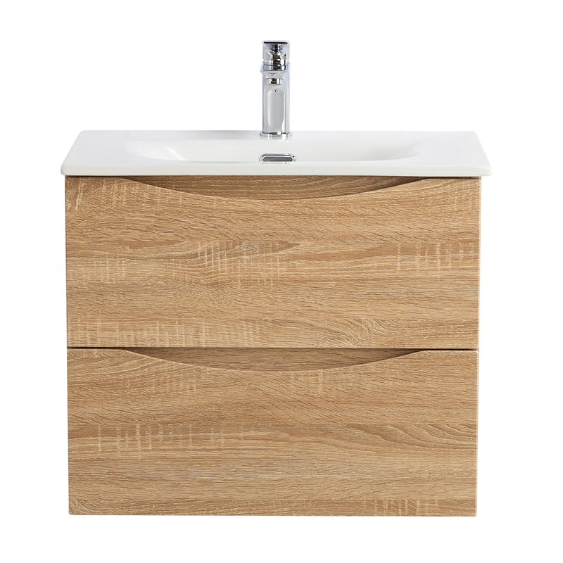 Тумба с раковиной BelBagno Marino-cer-mini 60 подвесная, rovere bianco