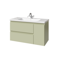 Тумба под раковину без столешницы Caprigo Forte 100 R подвесная, фисташка