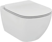 Комплект Унитаз подвесной Ideal Standard Tesi T354601 с микролифтом + Крепления Geberit Duofix 111.815.00.1 к стене + Звукоизоляция + Инсталляция UP 320 111.300.00.5 + Кнопка Sigma 01 115.770.11.5 белая