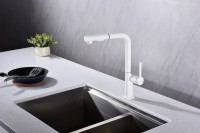Смеситель для кухни Paulmark Neo Ne214419-431, матовый белый