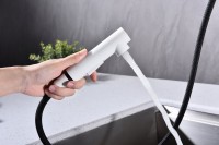 Смеситель для кухни Paulmark Neo Ne214419-431, матовый белый
