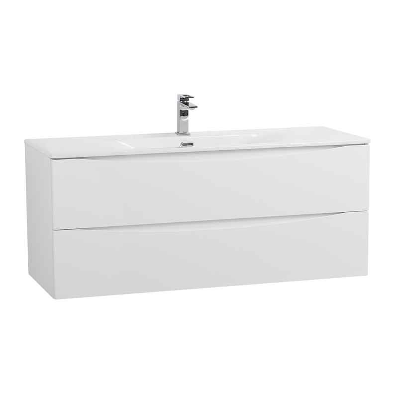 Тумба под раковину BelBagno Marino-cer-n 120 подвесная, bianco opaco