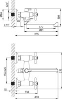 Универсальный смеситель Lemark Standard LM2113C, хром