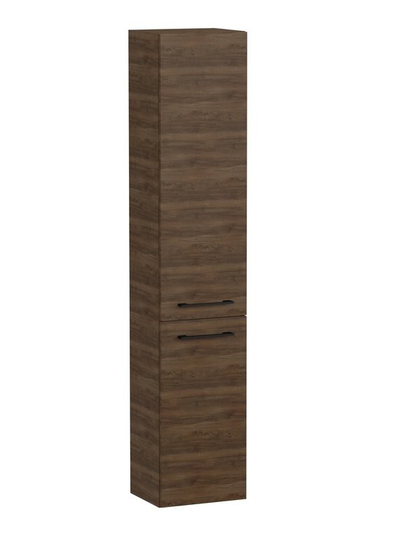 Шкаф-пенал для ванной Cersanit Lara 30 орех табак