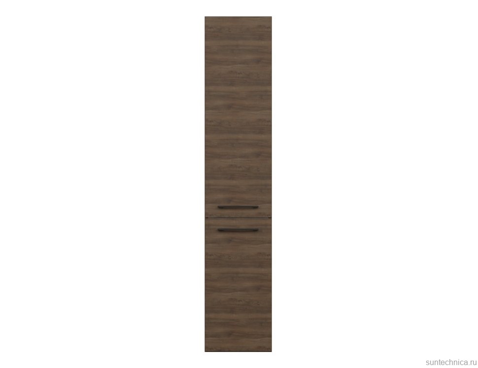 Шкаф-пенал для ванной Cersanit Lara 30 орех табак