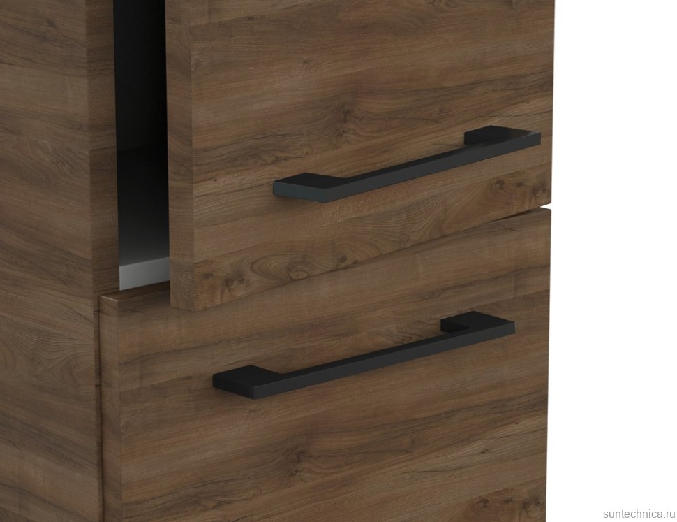 Шкаф-пенал для ванной Cersanit Lara 30 орех табак