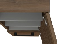 Шкаф-пенал для ванной Cersanit Lara 30 орех табак