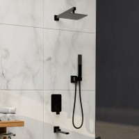 Душевой комплект RGW Shower Panels SP-56B С ВНУТРЕННЕЙ ЧАСТЬЮ, черный