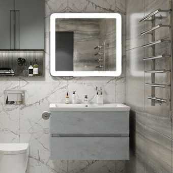 Мебель для ванной Art&Max Techno подвесная, 90, бетон лофт натуральный