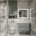 Мебель для ванной Art&Max Techno подвесная, 90, бетон лофт натуральный
