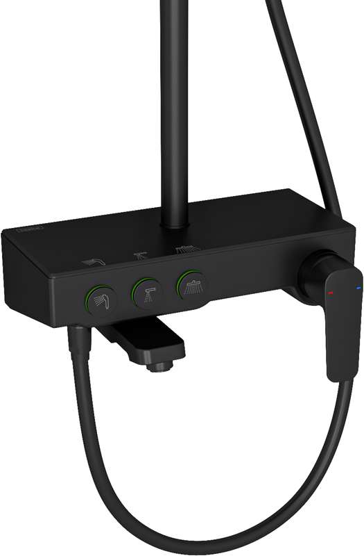 Душевая стойка Teska Niagara NG3580 черная