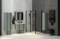 Шкаф пенал для ванной Allen Brau Reality 30 L олива матовый