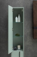 Шкаф пенал для ванной Allen Brau Reality 30 L олива матовый