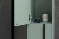 Шкаф пенал для ванной Allen Brau Reality 30 L олива матовый