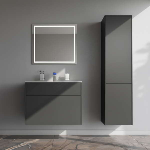 Мебель для ванной комнаты AM.PM Inspire V2.0 80 графит матовый