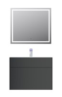 Мебель для ванной комнаты AM.PM Inspire V2.0 80 графит матовый