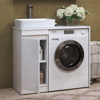 Тумба с раковиной Vigo Urban 40 напольная, 1 дверца, белая, раковина Urban 50