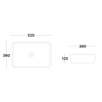 Тумба с раковиной Vigo Urban 40 напольная, 1 дверца, белая, раковина Urban 50
