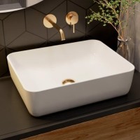 Смеситель для раковины AQUAme Siena AQM6215GG С ВНУТРЕННЕЙ ЧАСТЬЮ, глянцевое золото