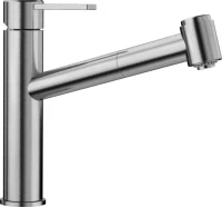 Комплект Мойка Blanco Zia 45S 526013 черная + Смеситель Ambis-S 523119