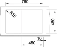 Комплект Мойка Blanco Zia 45S 526013 черная + Смеситель Ambis-S 523119