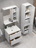 Тумба с раковиной SanStar Ориана 50 напольная, раковина Cersanit Moduo 50